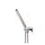 Isenberg SHS.1028BN Hand Shower Set with Holder and Elbow Combo in Brushed Nickel PVD