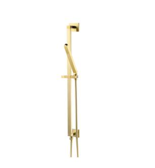 Flusso SHS.2018SB Hand Shower Set with Slide Bar, Integrated Elbow And Hose in Satin Brass PVD