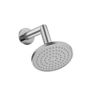 Flusso SHW.6130CP 5" Single Function Showerhead with 7" Arm in Chrome