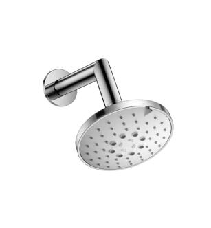 Flusso SHW.6131CP 5" Multi Function Showerhead with 7" Arm in Chrome