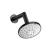 Isenberg SHW.6131MB 5" Multi Function Showerhead with 7" Arm in Matte Black