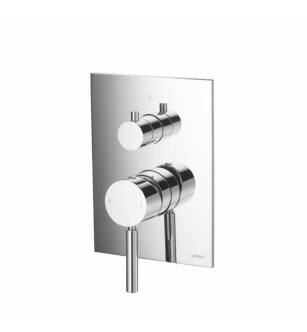 Flusso UF.2100CP Shower Trim With Pressure Balance Valve With 2 Outputs in Chrome