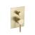 Isenberg UF.2100TSB Shower Trim With 2 Outputs in Satin Brass PVD