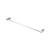 Isenberg XS1009CP 24" Brass Towel Bar in Chrome