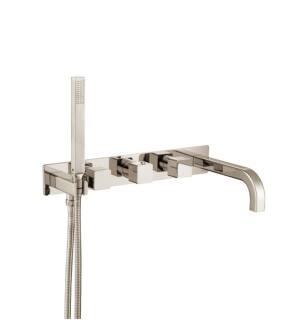 Flusso 196.2691TPN Trim For Wall Mount Tub Filler With Hand Shower in Polished Nickel PVD