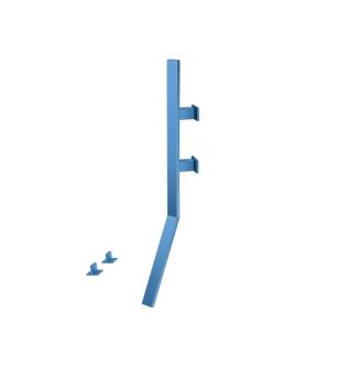 Flusso IF.2000SKB Wall Mount Faucet With Deck Handles in Sky Blue