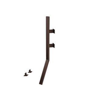 Flusso IF.2000VB Wall Mount Faucet With Deck Handles in Vortex Brown