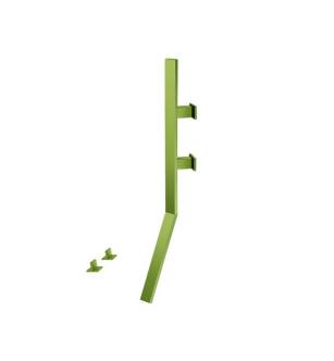 Flusso IF.2000IG Wall Mount Faucet With Deck Handles in Flusso Green