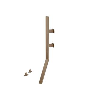 Flusso IF.2000DT Wall Mount Faucet With Deck Handles in Dark Tan
