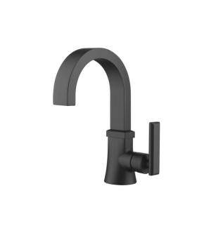 Flusso 230.1000MB Single Hole Bathroom Faucet in Matte Black