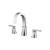 Isenberg 230.2000CP Three Hole 8" Widespread Two Handle Bathroom Faucet in Chrome