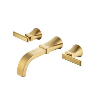 Isenberg 230.1950TSB Trim For Two Handle Wall Mounted Bathroom Faucet in Satin Brass PVD