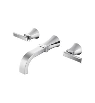 Flusso 230.1950CP Two Handle Wall Mounted Bathroom Faucet in Chrome