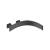 Isenberg CU.1004RMB Wall Mount Tub Spout With Right Facing Curvature in Matte Black