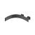 Isenberg CU.1004LMB Wall Mount Tub Spout With Left Facing Curvature in Matte Black