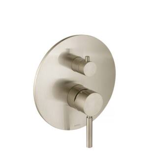 Flusso UF.2102BN Shower Trim With Pressure Balance Valve With 2 Outputs in Brushed Nickel PVD