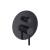 Isenberg UF.2102TMB Shower Trim With 2 Outputs in Matte Black