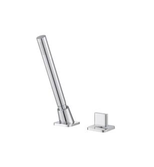 Flusso 260.1280CP Deck Diverter With Holder And Hose in Chrome
