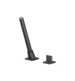 Flusso 260.1280DG Deck Diverter With Holder And Hose in Dark Gray