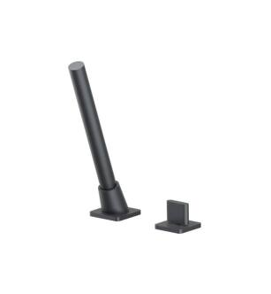 Flusso 260.1280RG Deck Diverter With Holder And Hose in Rock Gray