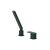 Isenberg 196.1280LG Deck Diverter With Holder And Hose in Leaf Green