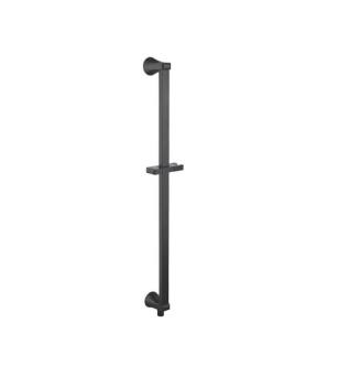 Flusso 230.601005AMB Shower Slide Bar With Integrated Wall Elbow in Matte Black