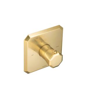 Isenberg 230.4201TSB Trim For 3/4" Thermostatic Valve For Use with TVH.4201 in Satin Brass PVD