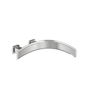 Isenberg CU.2300REBN Wall Mount Touchless Faucet With Electronic Sensor Box And Right Facing Curvature in Brushed Nickel PVD