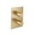 Isenberg 145.4000TSB Thermostatic Trim Set in Satin Brass PVD