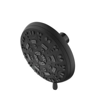 Flusso 200.6150MB 6 Function ABS Shower Head in Matte Black