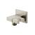 Isenberg HS8004BN Wall Elbow With Holder Combo With Adjustable Angle in Brushed Nickel PVD