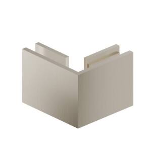 Flusso 10.GGC.4026BN 90 Degrees Glass to Glass Fixed Clamp in Brushed Nickel PVD