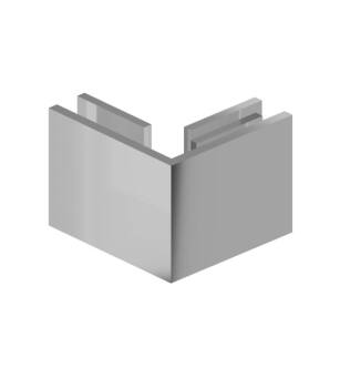 Flusso 10.GGC.4026CP 90 Degrees Glass to Glass Fixed Clamp in Chrome