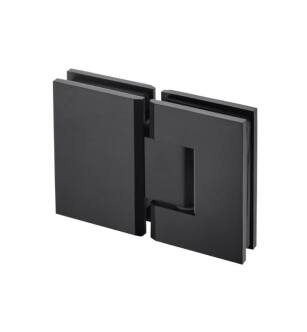 Flusso 10.GGH.5007MB 180 Degrees Glass To Glass Shower Door Hinge in Matte Black