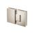 Isenberg 10.GGH.5007PN 180 Degrees Glass To Glass Shower Door Hinge in Polished Nickel PVD