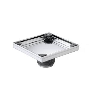 Flusso 10.SQD.0606CP 6" Tile Insert Floor Drain with 2" Outlet in Chrome