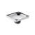 Isenberg 10.SQD.0606CP 6" Tile Insert Floor Drain with 2" Outlet in Chrome