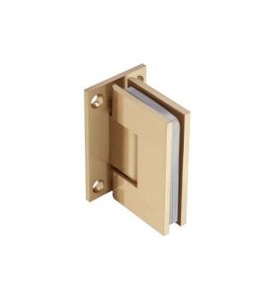 Flusso 10.WGH.5006BB Wall To Glass Self Centering Shower Door Hinge in Brushed Bronze PVD