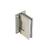 Isenberg 10.WGH.5006BN Wall To Glass Self Centering Shower Door Hinge in Brushed Nickel PVD