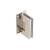 Isenberg 10.WGH.5006PN Wall To Glass Self Centering Shower Door Hinge in Polished Nickel PVD