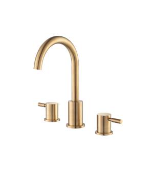 Flusso 100.2000BB Serie 100 Three Hole 8" Widespread Two Handle Bathroom Faucet in Brushed Bronze PVD