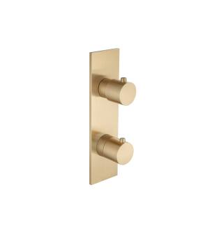 Isenberg 100.2780BB Serie 100 3/4" Thermostatic Shower Valve And Trim With 3 Outputs in Brushed Bronze PVD