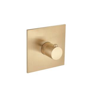 Flusso 100.4201TBB Serie 100 Trim For 3/4" Thermostatic Valve For Use With TVH.4201 in Brushed Bronze PVD