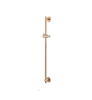 Flusso 100.601023ABB Serie 100 Shower Slide Bar With Integrated Wall Elbow in Brushed Bronze PVD