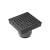 Isenberg 11.SQD.0404MB 4" Decorative Floor Drain With 2" Outlet in Matte Black