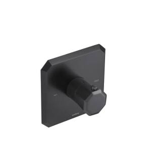 Flusso 230.4201TMB Serie 230 Trim For 3/4" Thermostatic Valve in Matte Black