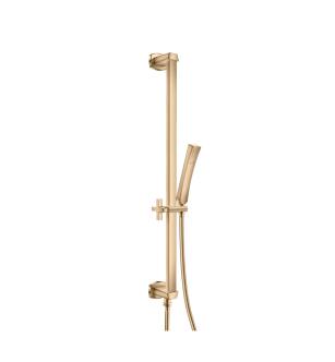 Flusso 240.2016BB Hand Shower Set with Slide Bar, Integrated Elbow And Hose in Brushed Bronze PVD