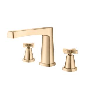 Flusso 240.2410BB Serie 240 3 Hole Deck Mount Roman Tub Faucet in Brushed Bronze PVD