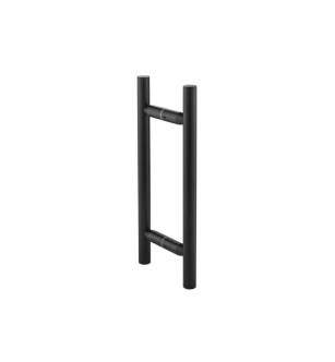 Flusso SDH.1050MB 8" Back To Back Shower Door Pull Handle in Matte Black