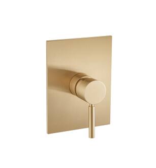 Flusso UF.2200BB Serie 100 Shower Trim With Pressure Balance Valve in Brushed Bronze PVD